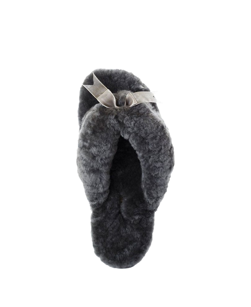FLUFF FLIP FLOP II-grey