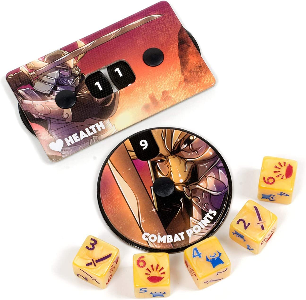 Dice Throne (Трон кубов). Gunslinger vs Samurai (на английском)