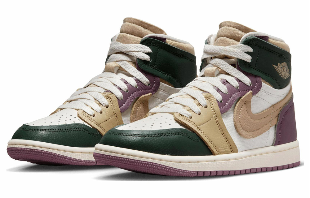 Кроссовки Jordan Air Jordan 1 Mm High "Galactic Jade" (Женская размерная сетка)