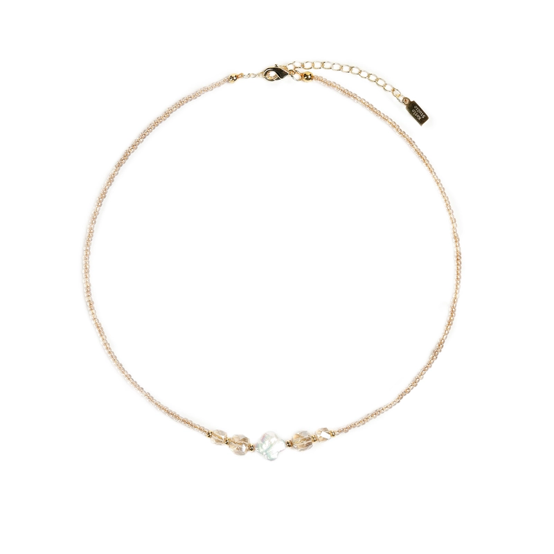 Колье Счастливый билет (золотистый)