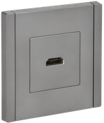 FORTE&PIANO Розетка HDMI FP540 сталь IEK