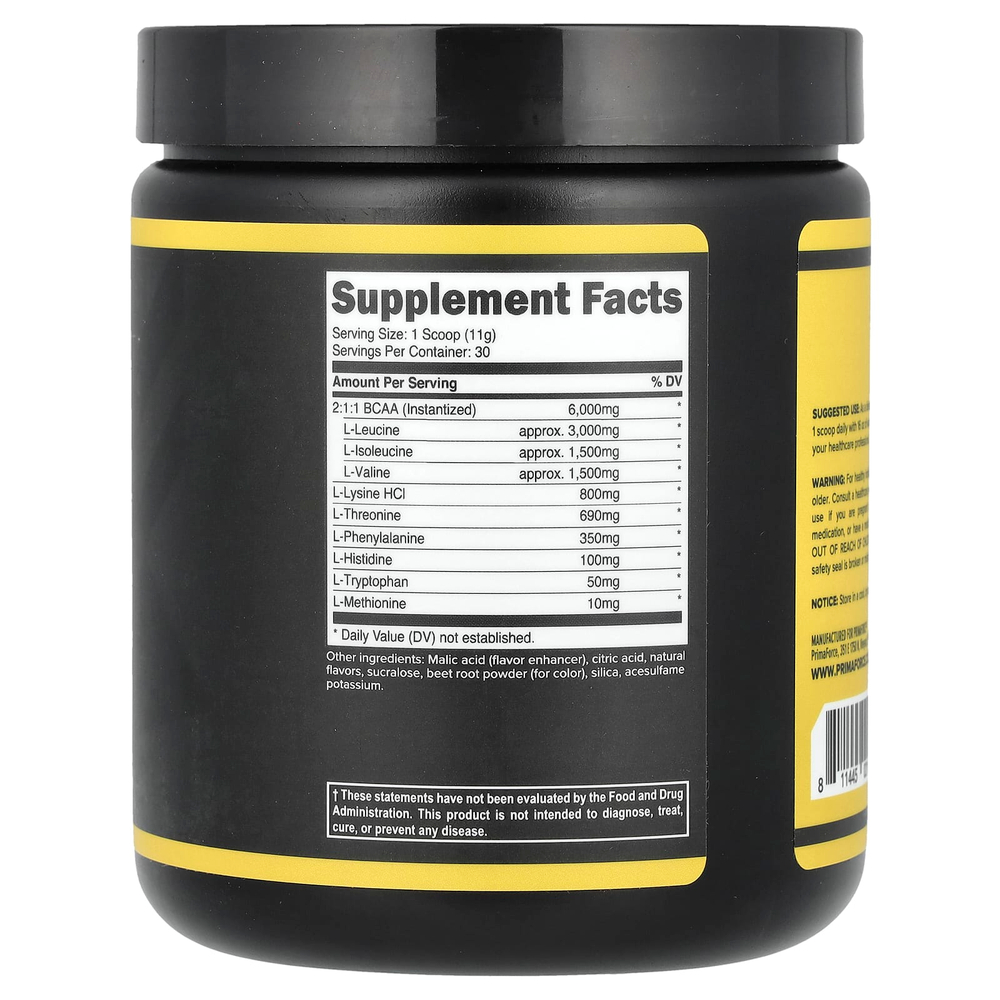 Primaforce, EAA, фруктовый пунш, 330 г (11,6 унции)