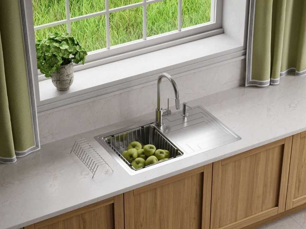 Мойка Omoikiri Mizu 78-IN нерж. сталь | Нержавеющая сталь