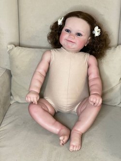 Кукла Реборн мягконабивная 60см в пакете (FA-579)