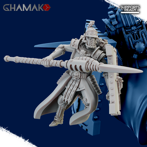 Adeptus Mechanicus Skitarii Скитарий-защитник №3 миниатюра для dnd, днд, pathfinder, фентези, Настольная игра, НРИ, Варгейм, РПГ