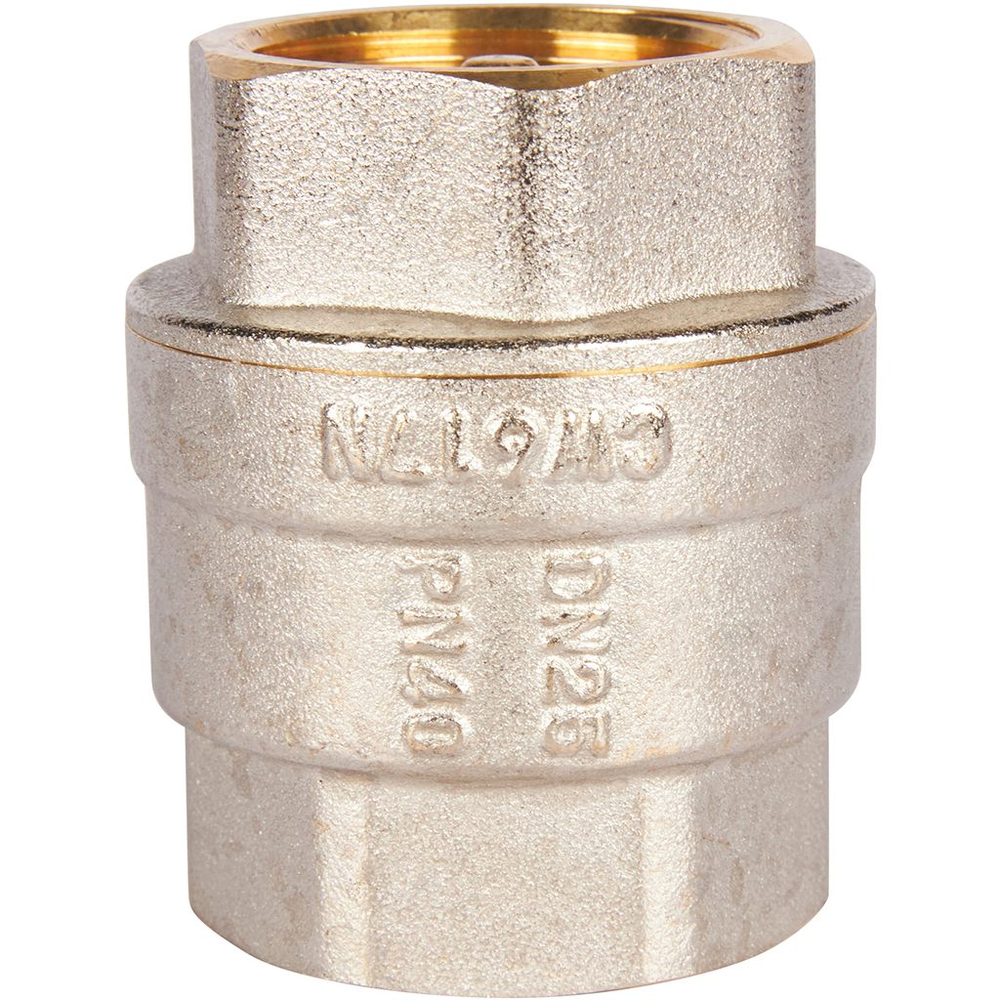 Клапан обратный ROMMER RVC-0001 - 1" (ВР/ВР, PN40, Tmax 120°C, с металлическим седлом)