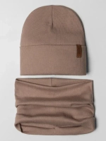 Шапка для мальчика осенняя со снудом