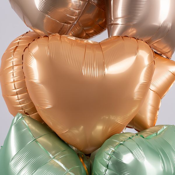 Трендовые сатиновые сердца Трендовые сатиновые сердца