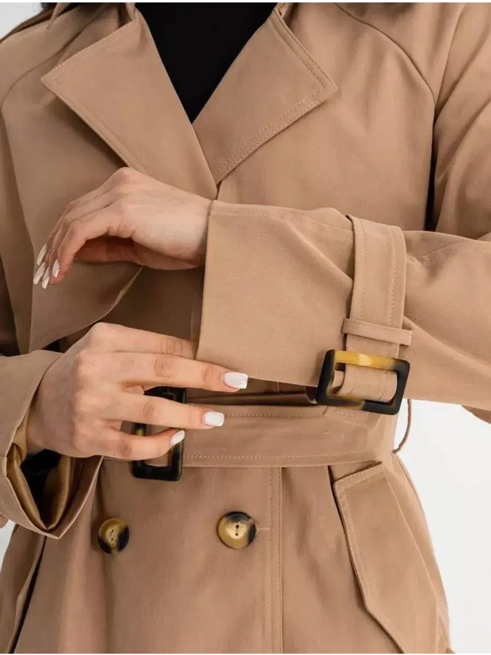 Тренч длинный оверсайз плащ