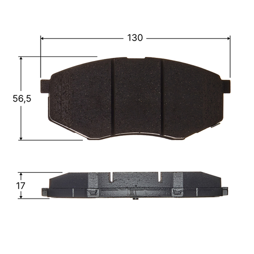 Колодки тормозные дисковые Avantech передние (противоскрипная пластина в компл.) AV011