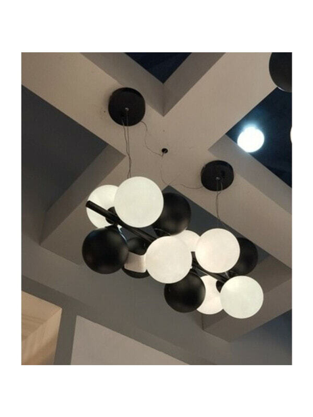 Потолочный светильник Home ESPRIT Белый Чёрный