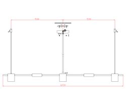 Kink Light 07624-5,19 Люстра Карин черный Led 38W