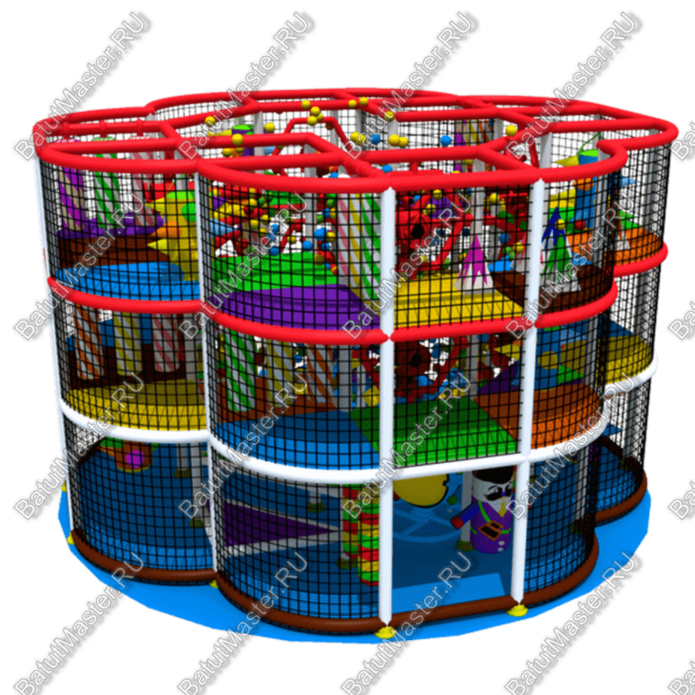 Детский игровой лабиринт «Цветок препятствий»