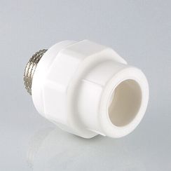 Фитинг полипропиленовый с переходом на наружную резьбу VALTEC