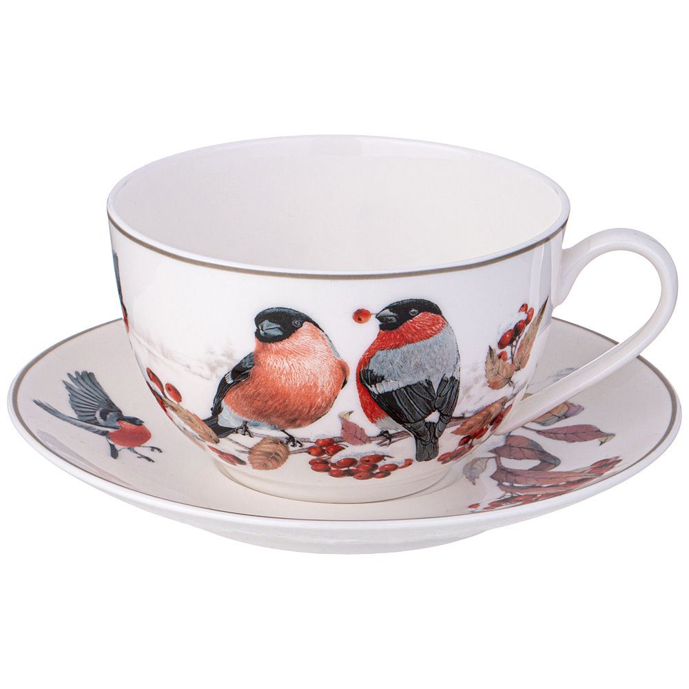 ЧАЙНАЯ ПАРА LEFARD "ЛЕСНАЯ СКАЗКА" СНЕГИРИ 300 МЛ (КОР=-24НАБ.)