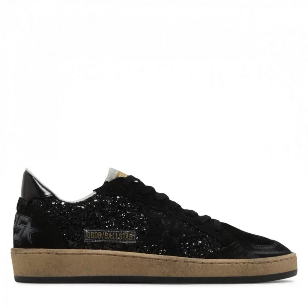 Кеды GGDB Super-Star Wmns Ball Star Black Glitter