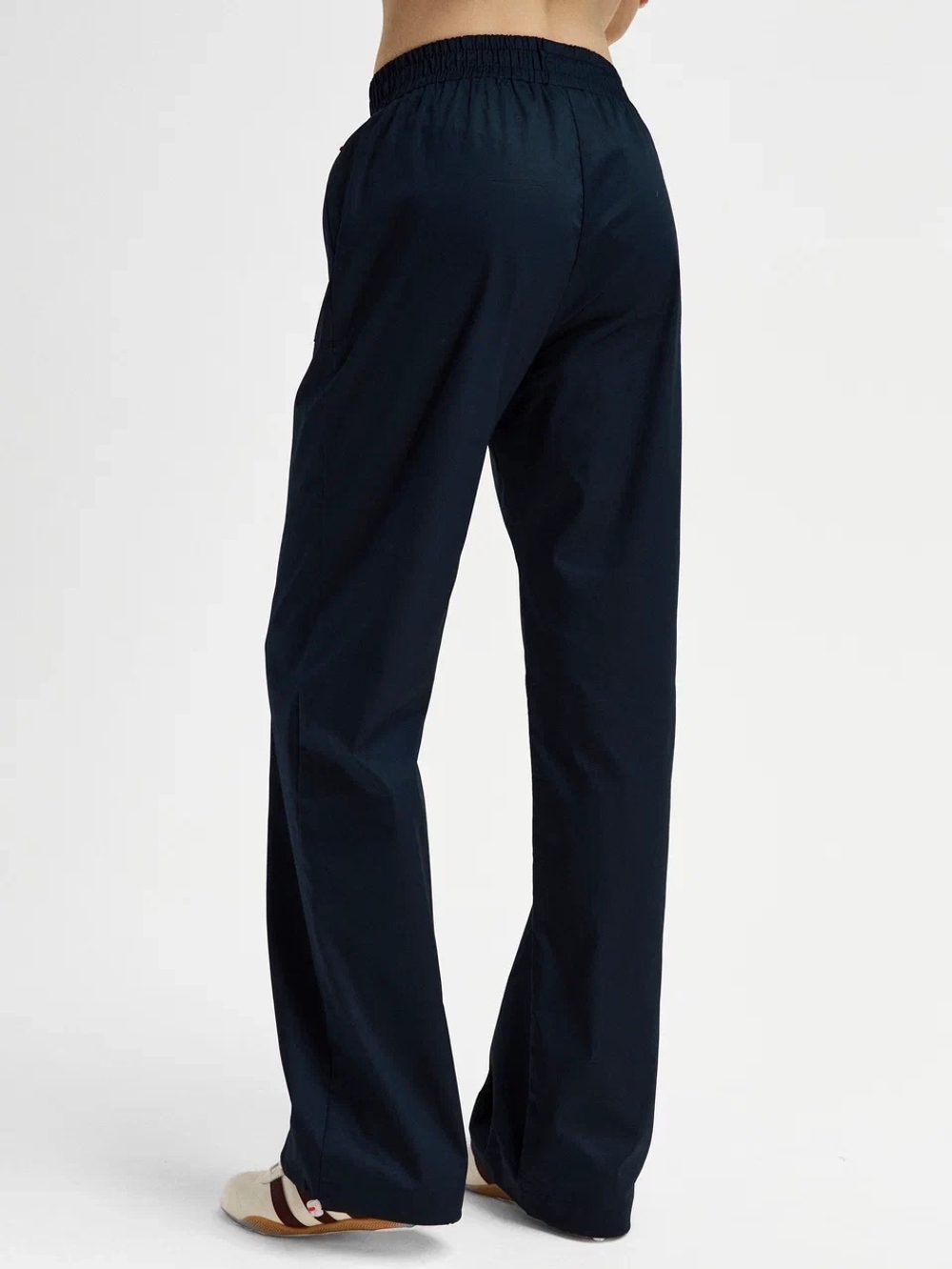 Брюки свободные медицинские женские Йошо, нэви хлопок