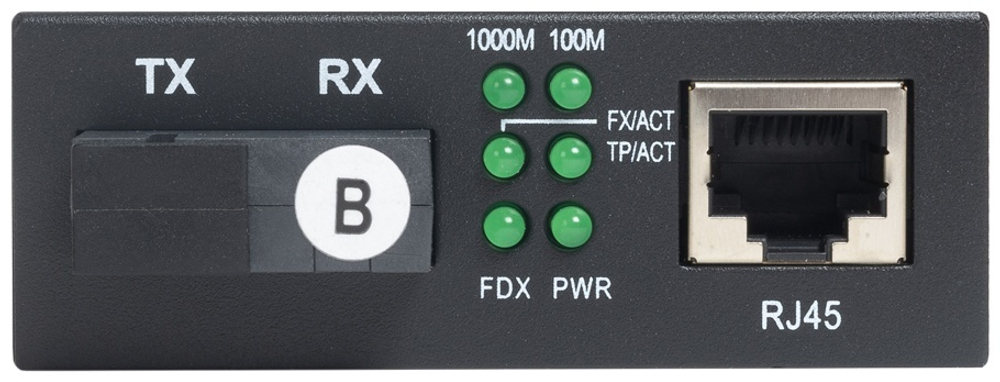 Медиаконвертер А-Оптик AO-MC-GE-20DB