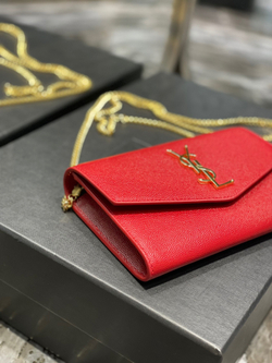 Saint Laurent Uptown Chain Wallet 19 cm