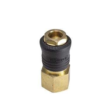 Быстроразъем пневматический с клапаном, внутренняя резьба 1/2''(ONE TOUCH) в пластиковом держателе RockForce##Rock FORCE RF-SE6-4SF