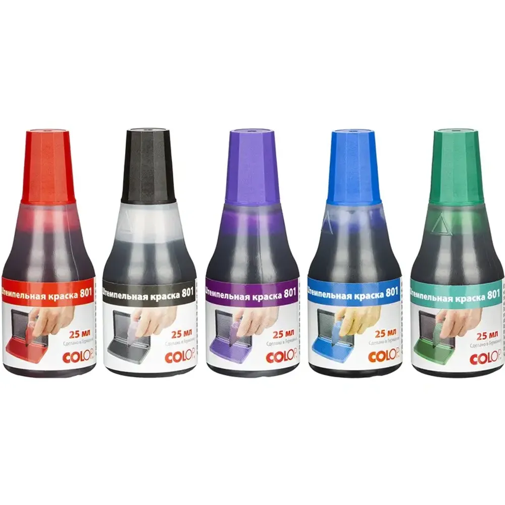 Штемпельная краска на водной основе Colop 801