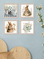 Картины на стену интерьерные на холсте 4 шт