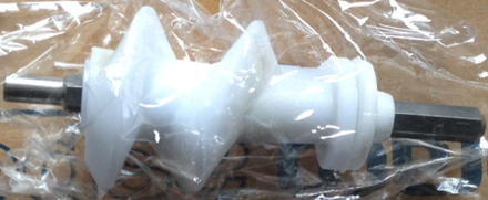 Шнек для мясорубки Moulinex, шестигранник ПЛАСТИКОВЫЙ (SS-989843 / MS-0695960)