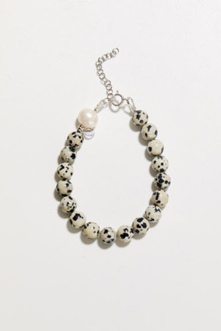 Браслет JOY из далматиновой яшмы