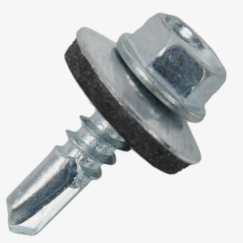 Саморез кровельный 5.5х25 цинк со сверлом