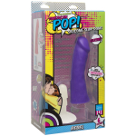Фиолетовый фаллоимитатор American POP! Rebel 6 Slim Dong - 16,5 см. (Цвет: фиолетовый)