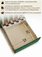 Кресло-кровать "Миник" 70 см