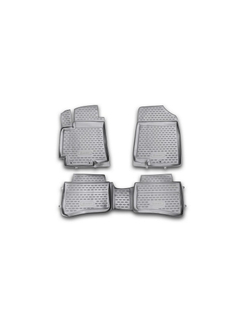 Коврики в салон для KIA Rio (III, IIIr), 2011-2017, 4 шт. (полиуретан) NLC.25.38.210H