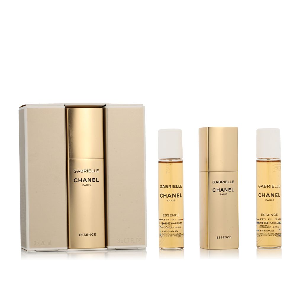 Chanel Gabrielle Essence EDP Refill 3 x 20 ml + Pocket Spray Refillable (woman) 1 St.
