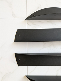 MetaDec Комплект полок Круг, 54см, черные