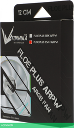 Вентилятор для корпуса Formula Floe Plus 12WH ARPW ARGB белый