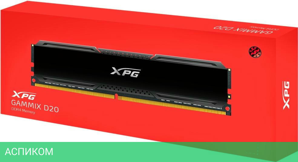 Оперативная память A-Data Gammix D20 2x16GB DDR4 PC4-25600 (AX4U320016G16A-DCBK20)