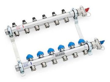 Коллектор Rehau HKV 7 (на семь контуров) для радиаторного отопления (12180713001)