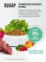 Сухой корм для стерилизованных кошек с индейкой, курицей и шпинатом BOWL WOW 4кг