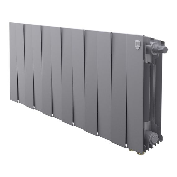 Радиатор биметаллический Royal Thermo PianoForte 300 Серебристый VR80 - 12 секц.