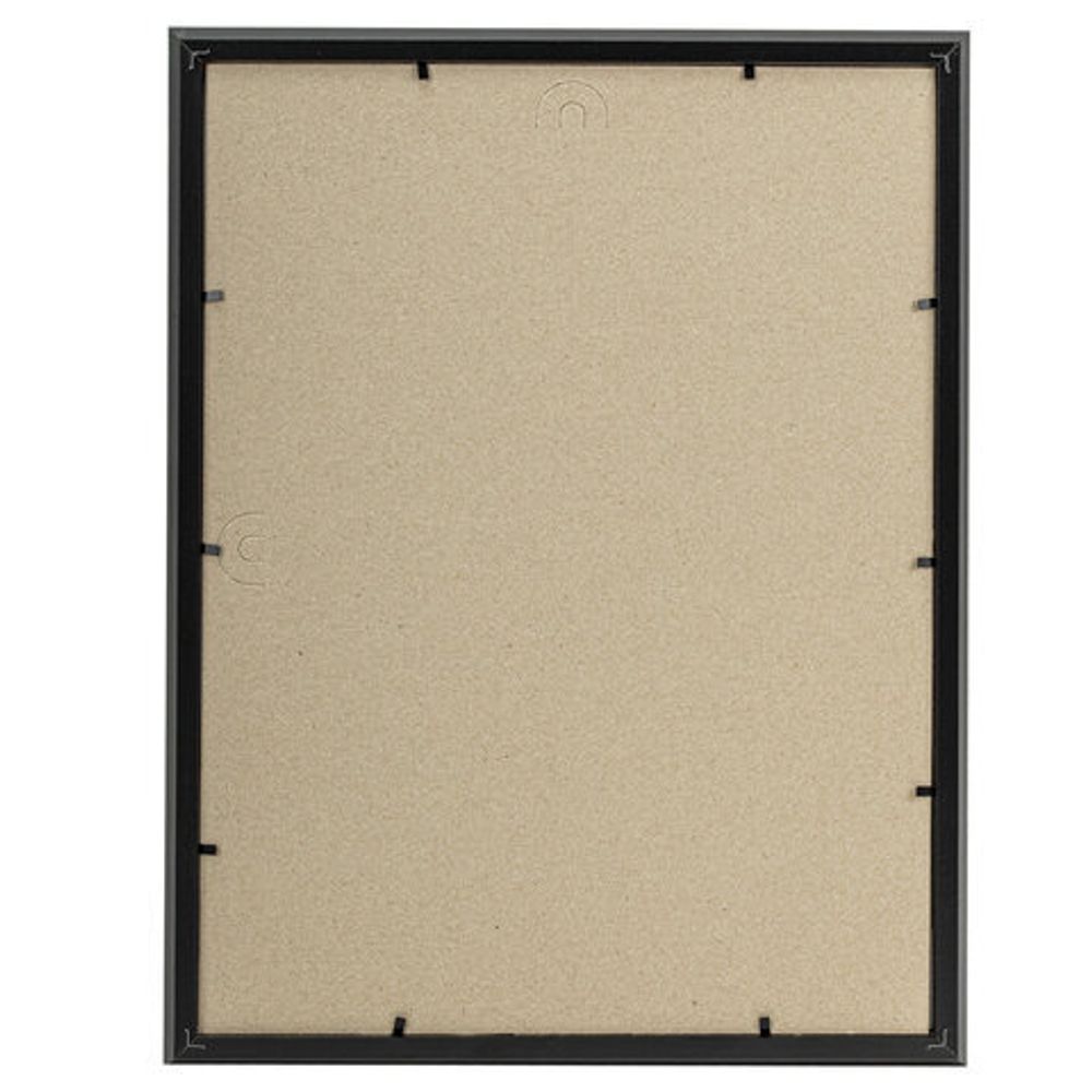 Рамка 30х40 см небьющаяся, аналог IKEA, багет 21 мм, МДФ, BRAUBERG "Idea", черная, 391373