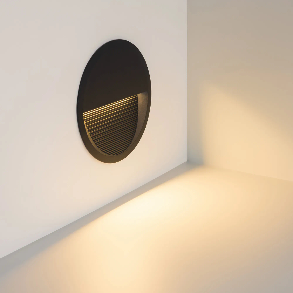 Светильник встраиваемый LTD-RIBONIK-R202-8W Warm3000 (Черный, 50 deg, 230V) (Arlight, IP65 Металл, 5 лет) 062916