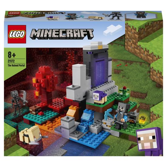 Конструктор LEGO Minecraft 21172 Разрушенный портал