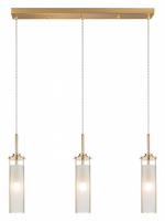 Подвесной светильник Indigo Torcia 11038/3P Brass
