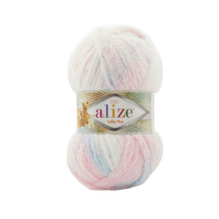 Софти плюс (Softy plus) пряжа Alize 100%микрополиэстер 5х100г/120м 5864