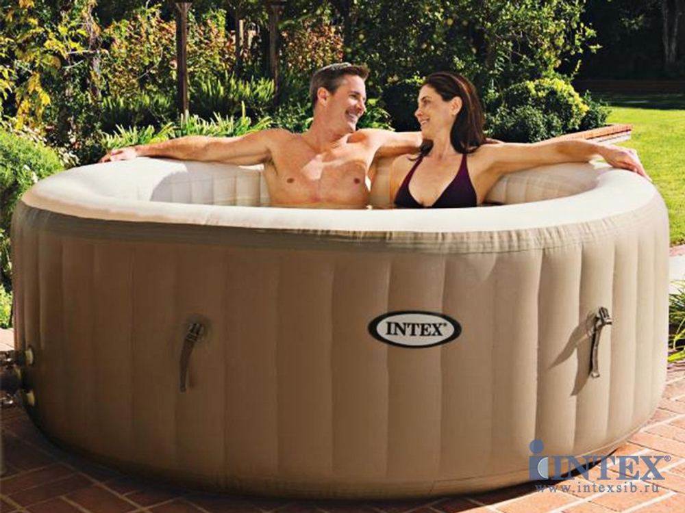 Бассейн-джакузи INTEX Pure Spa Bubble Massage 196 х 71 см.