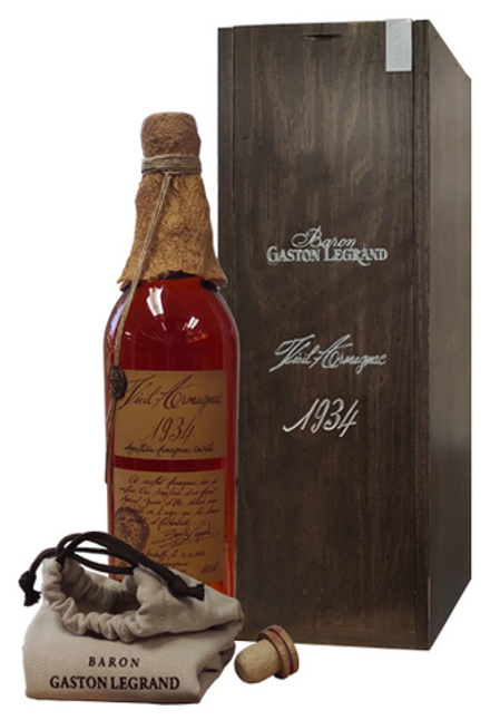 Арманьяк Baron G. Legrand 1934 Bas Armagnac п/уп (дерево), 0.7 л