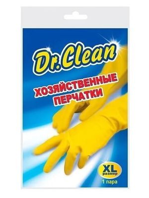 Перчатки хозяйственные Dr.Clean размер XL