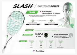 Tecnifibre, SLASH 135 POWER, Squash Racket (2025)
