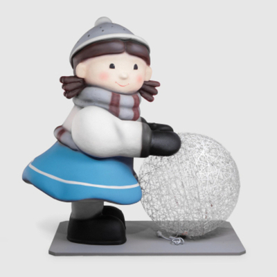 Композиция декоративная Bigdecor Зимние забавы 3