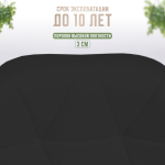 Комплект стульев для салона красоты Massagecomplekt, Стул мастера Ракушка на колесиках + кресло для клиента Ракушка на стальных ножках, экокожа белый